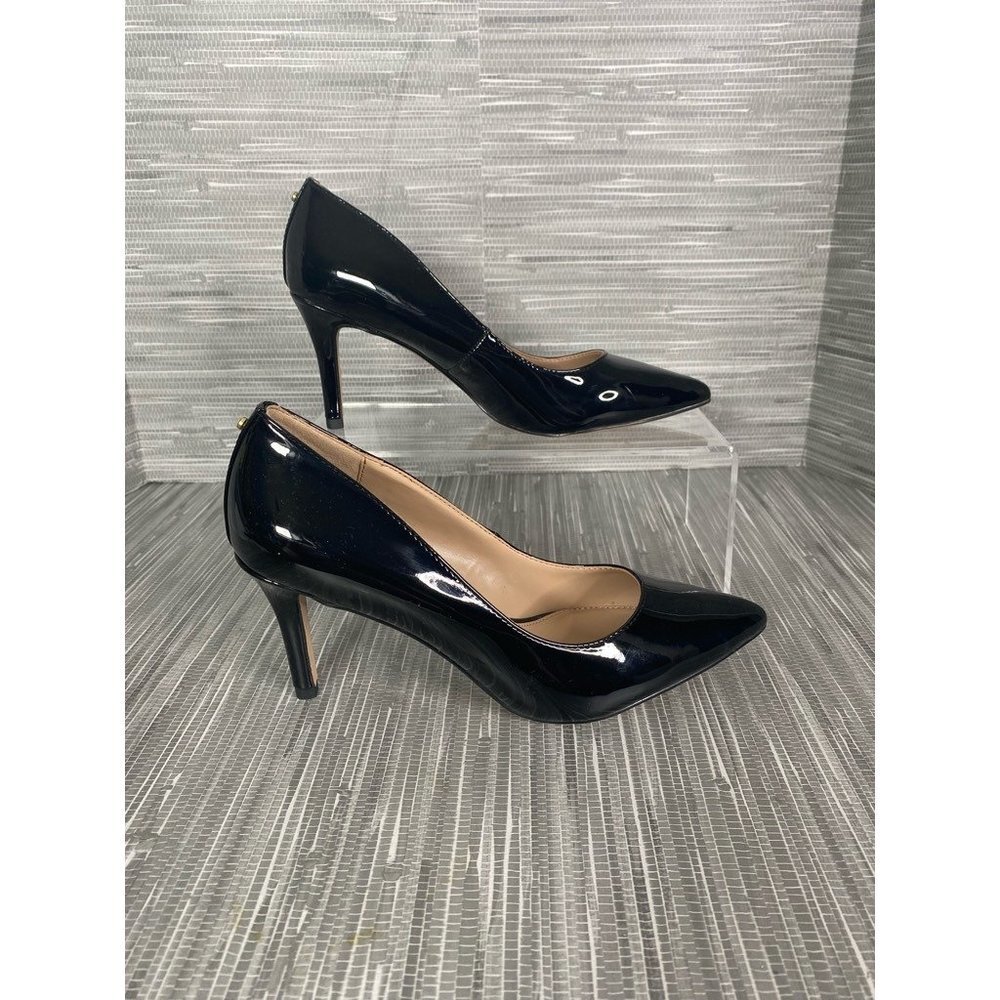 Bcbgeneration Womens‎ Marci Classic Pump High Heel Black Shiny Slip On 5 B New